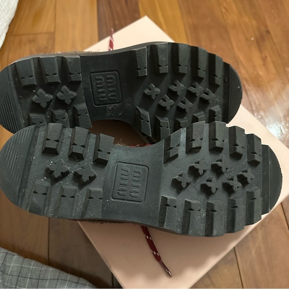 MIU MIU Chunky rustic Suede Loafers Brown Size 36.5 6.5 - Picture 6 of 11